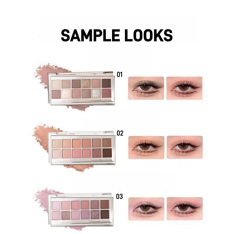 Palette de fards à paupières Joocyee 12 nuances 14 g