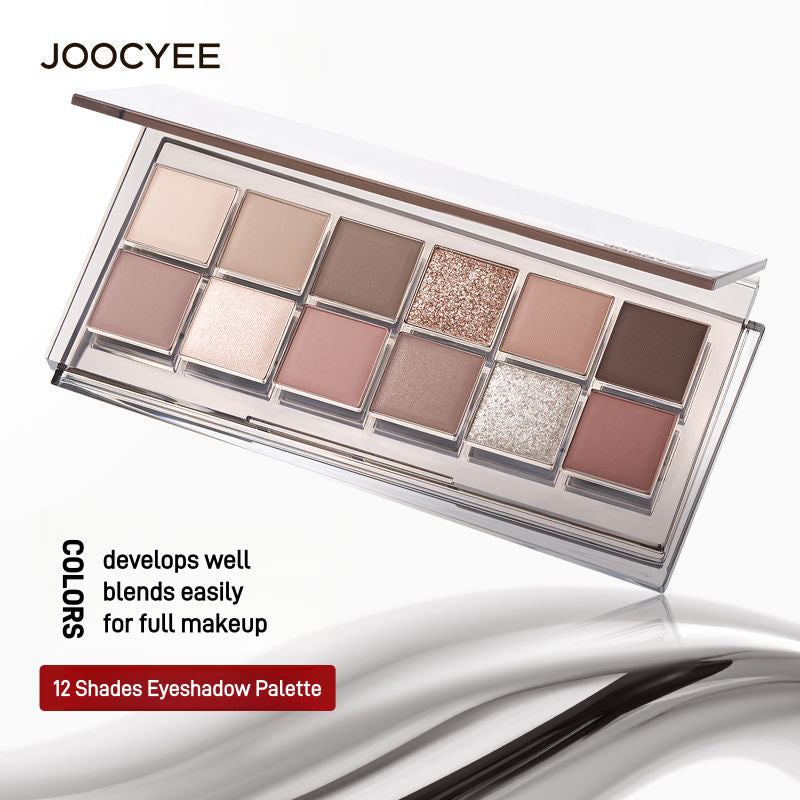 Palette de fards à paupières Joocyee 12 nuances 14 g