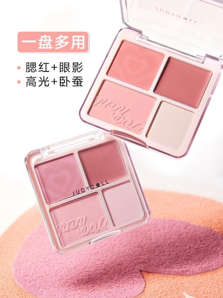 Judydoll 橘朵腮红高光盘 9g