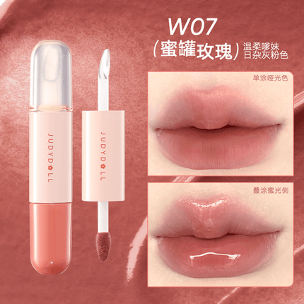Judydoll -  Dual Lip Gloss Mirror Moisturizing 7g