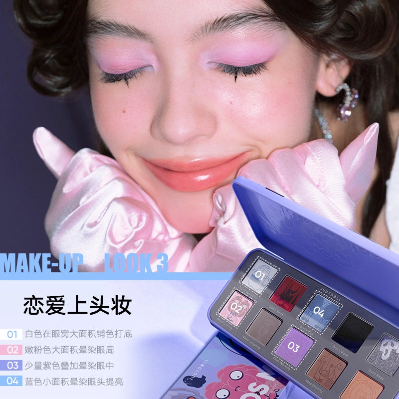 Judydoll 橘朵万圣节限定十色眼影盘 11g
