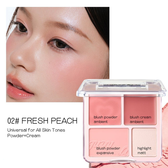 Judydoll -  Blush N Highlight Palette 9g