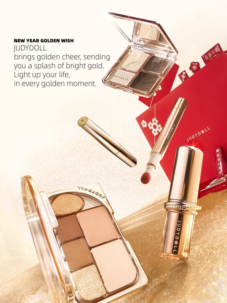 Judydoll - Gold Vibe Series Makeup Look for New Year