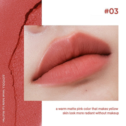 Judydoll -  Velvet Matte Lip Mud Pen 2.3g