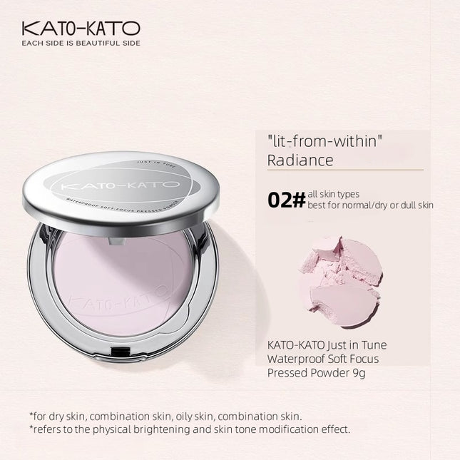 KATOKATO - Just in Tune Waterproof Soft Focus Pressed Powder 9g
