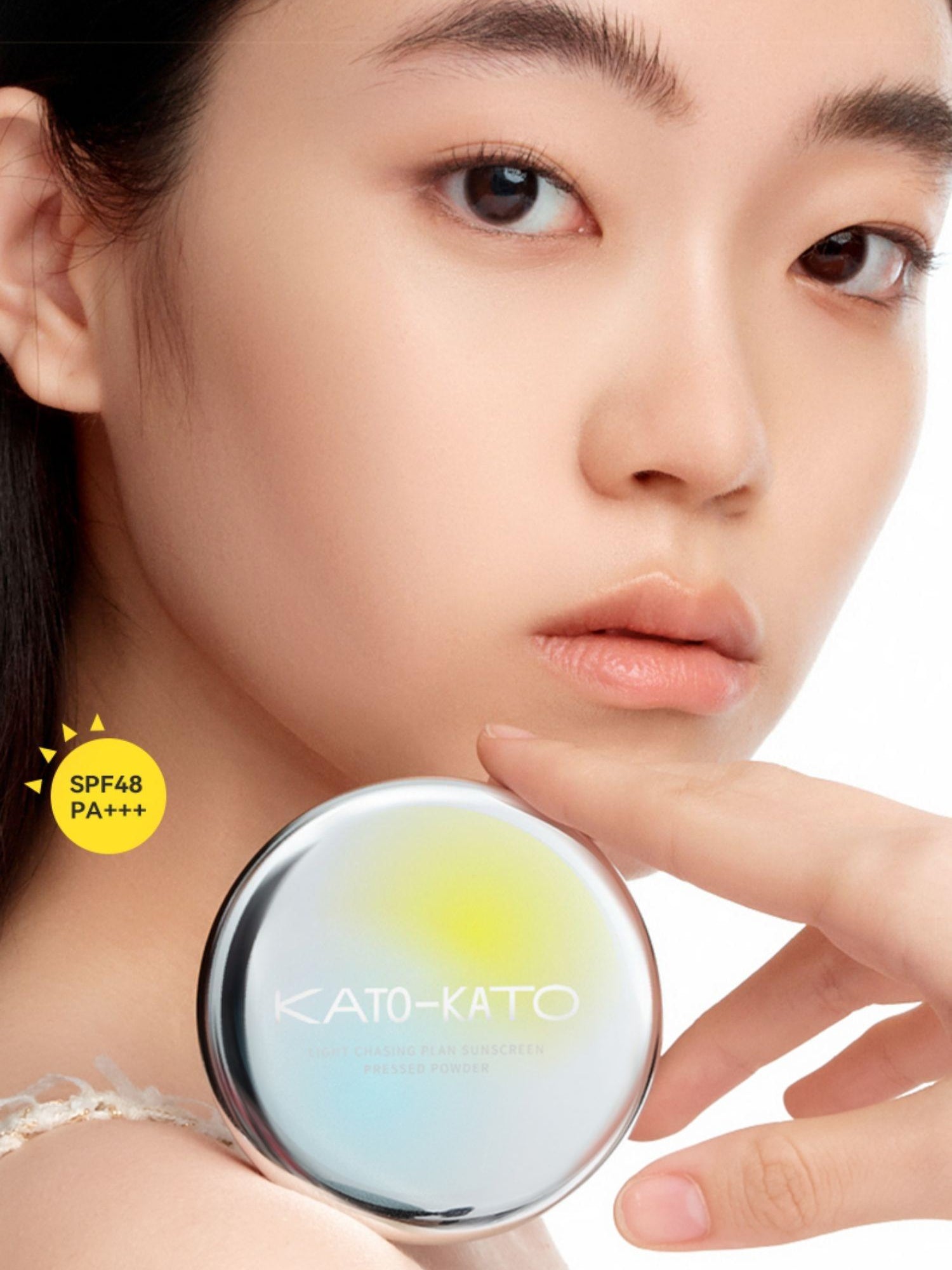 KATO-KATO Light Chasing Plan Crème Solaire Poudre Pressée 9g SPF48 PA+++