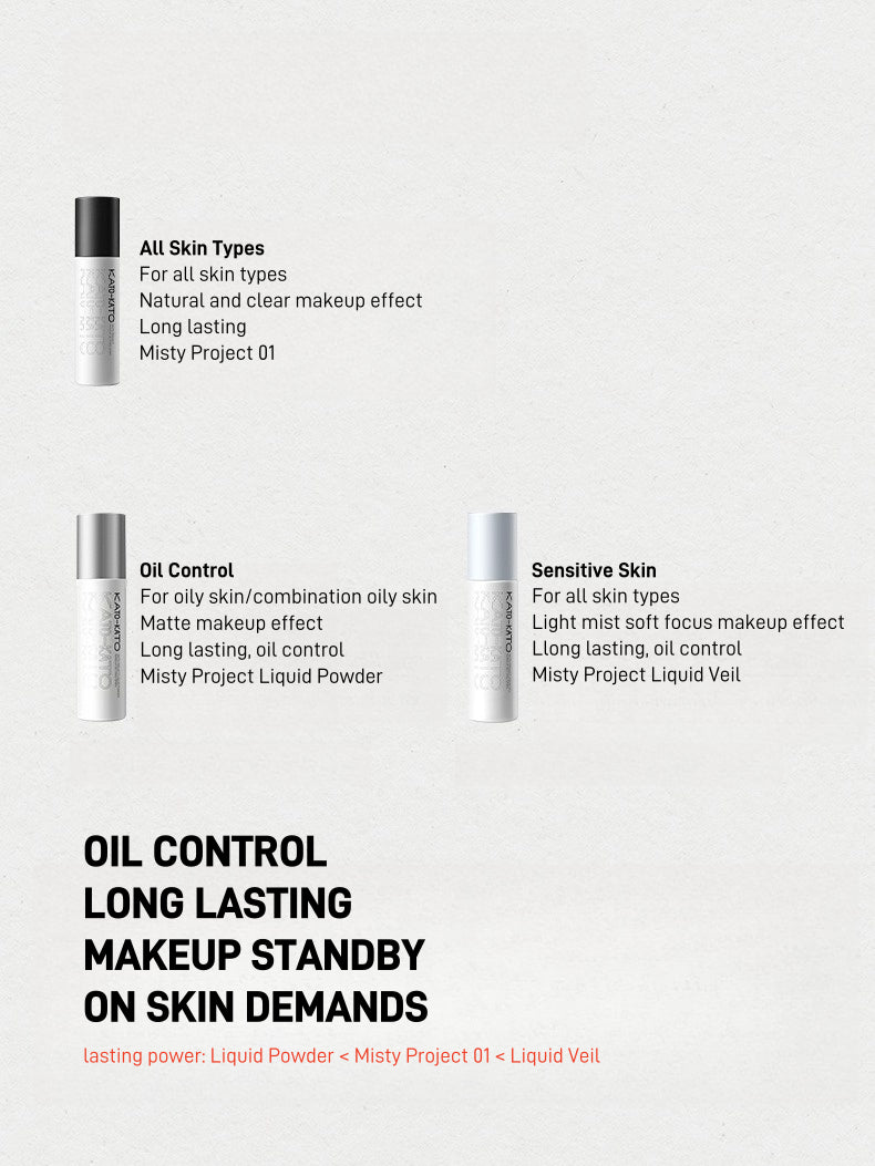 Spray fixateur de maquillage KATO-KATO Misty Project 100 ml
