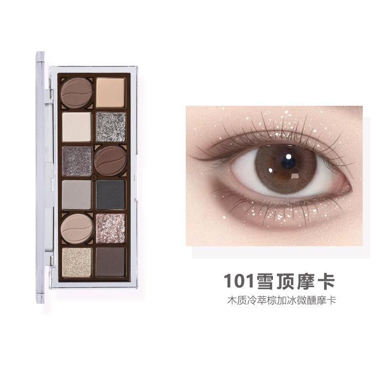 Palette de fards à paupières KAXIER Baking Eye, 12 couleurs, 13,8 g