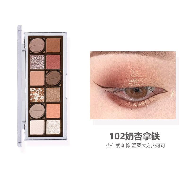 Palette de fards à paupières KAXIER Baking Eye, 12 couleurs, 13,8 g