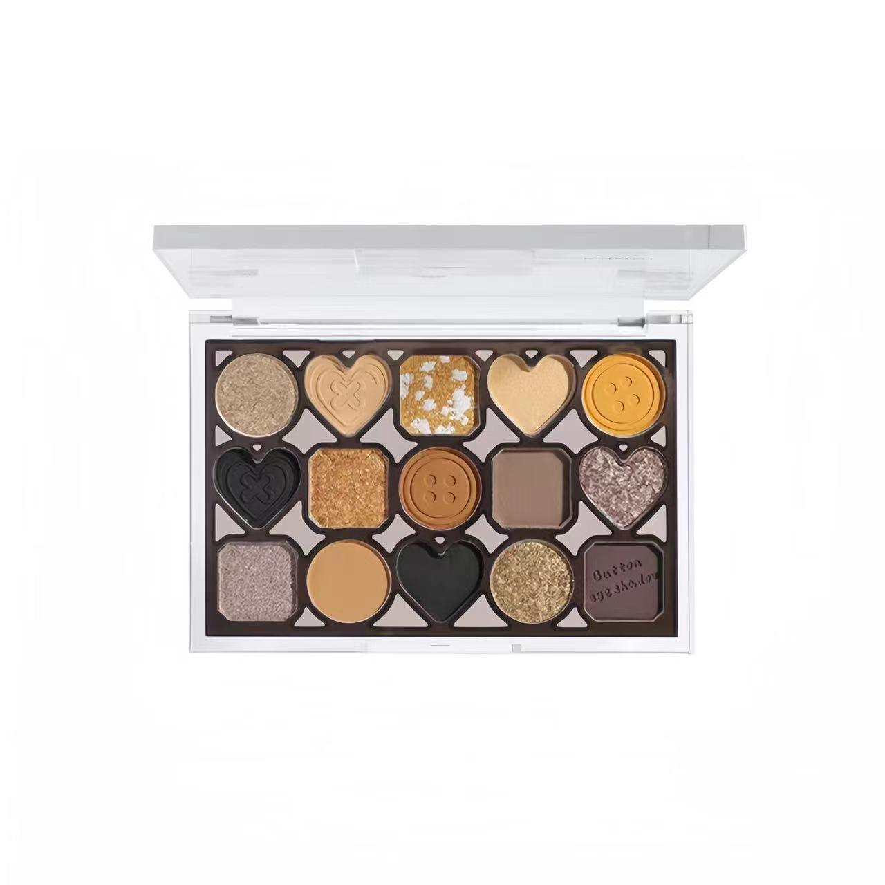 Palette pour les yeux KAXIER Button Series 15 couleurs 12 g
