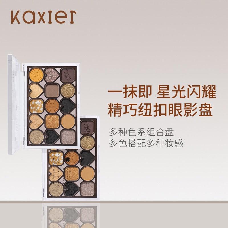 Palette pour les yeux KAXIER Button Series 15 couleurs 12 g