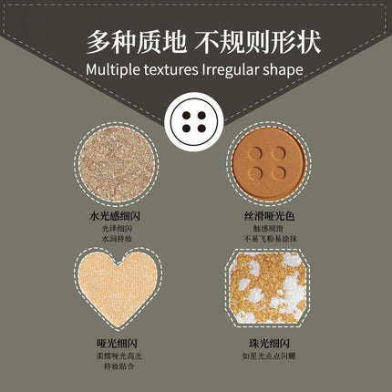 KAXIER - Button Series Eye Palette 15 Colors 12g
