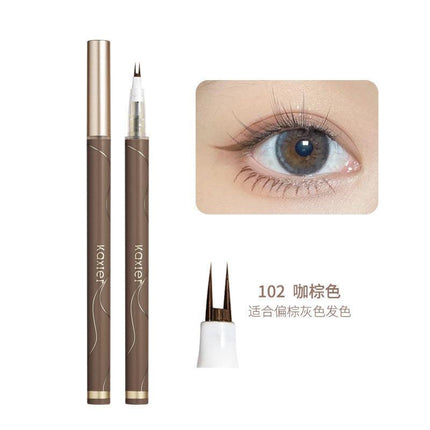 KAXIER - Double Strokes Eyeliner Mascara 0.8g