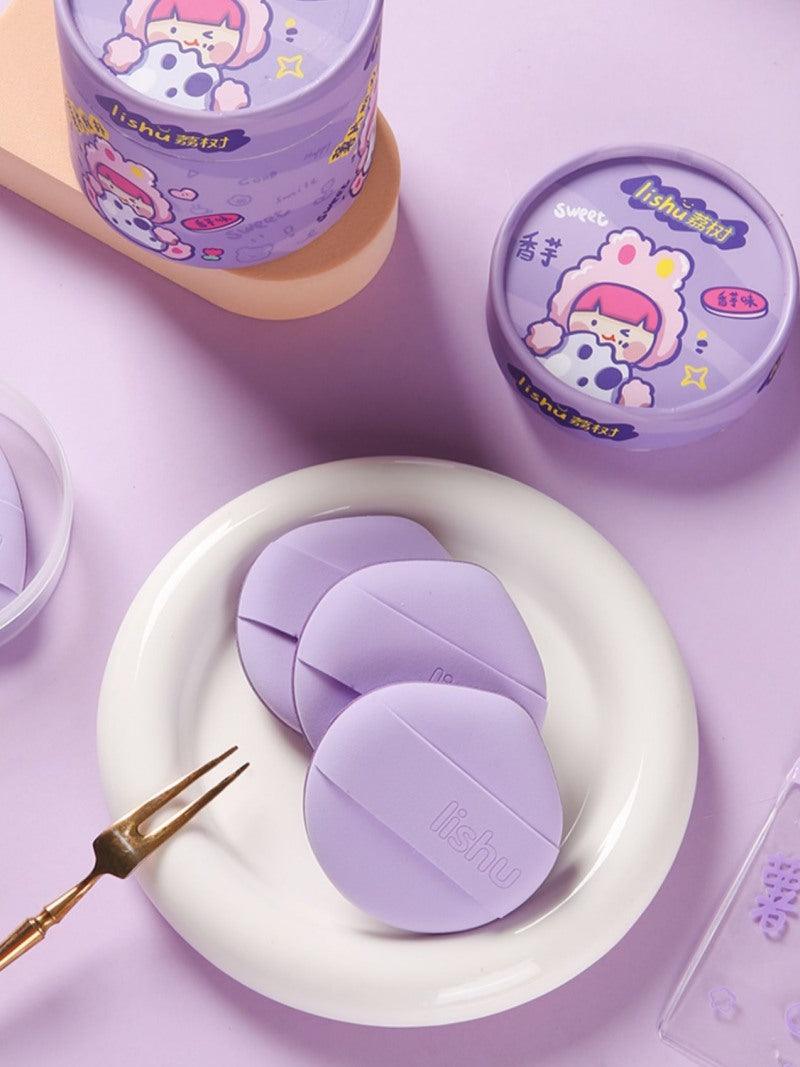 Seau à chips LISHU Rubycell Puff Maquillage Violet