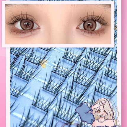LISHU - POP Girls Makeup False Eyelashes 72