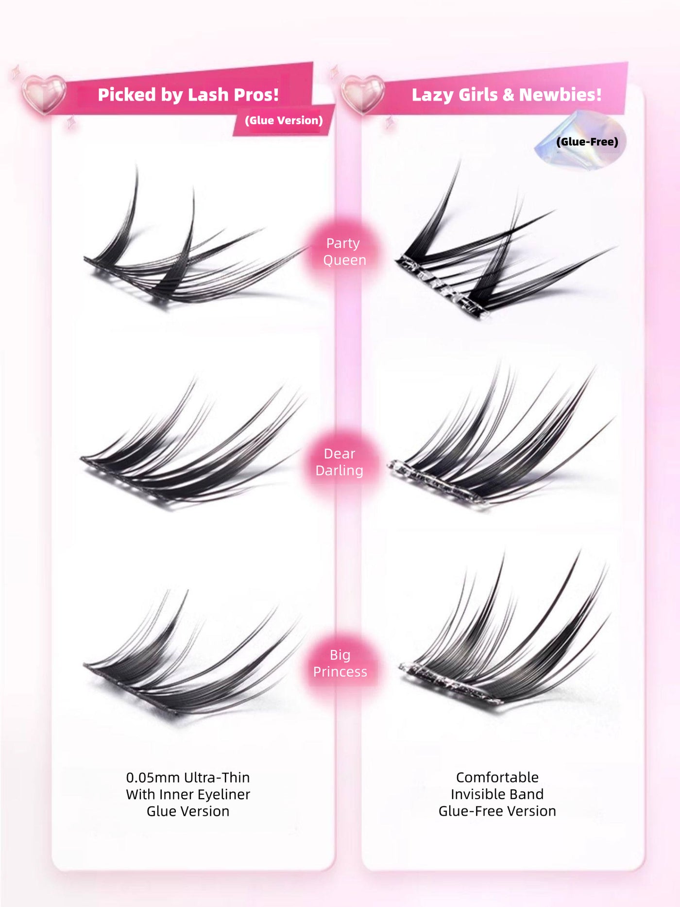 LISHU - Cat-Eye False Eyelashes