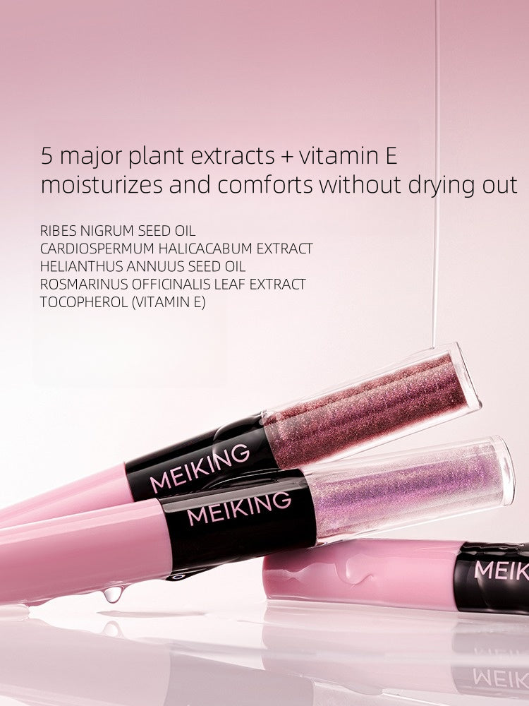 Vernis à lèvres double tête MEIKING 4 g