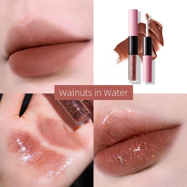 MEIKING - Double Headed Lip Glaze 4g