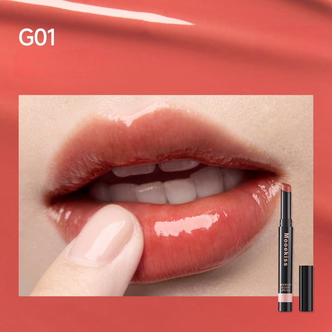 Mooekiss - Glossy Lipstick 2.2g