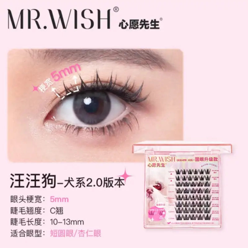 Faux cils Mr. Wish Naughty Animal Series Lapin Chien Renard