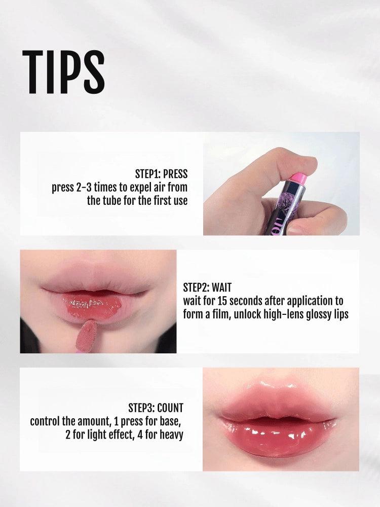 NEIYOU Vernis à Lèvres Translucide 3g
