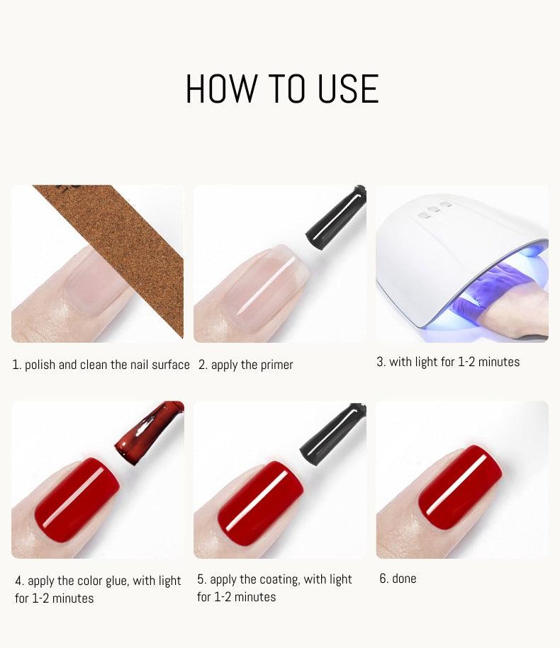 Nail Color Glue Jade Tea Texture YSN017 - Chic Decent