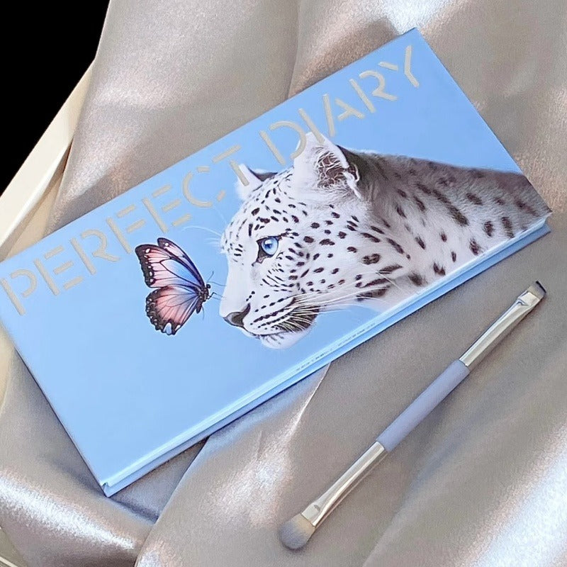 Fard à paupières Perfect Diary Explorer 21 Papillon et Léopard des neiges - Bleu brumeux 14 g