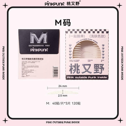 PinkPunk - Double Eyelid Sticker Light Skin Color