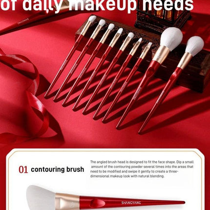 Shang Yang - Beauty Face 10 Brushes Set