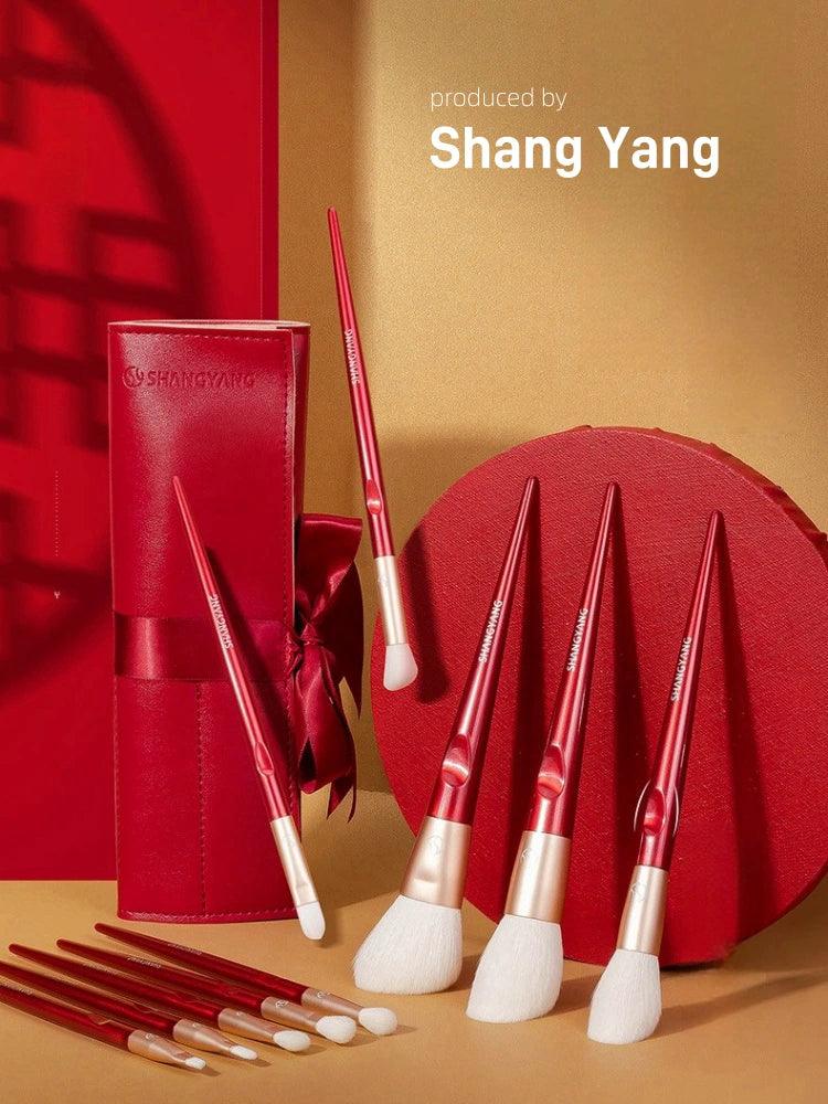Ensemble de 10 pinceaux pour le visage Shang Yang Beauty