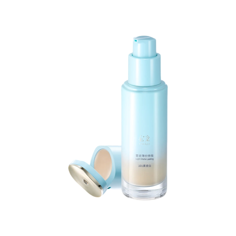 TIMAGE Fond de Teint Mat Longue Tenue et Anti-Cernes Correcteur 30g+1g