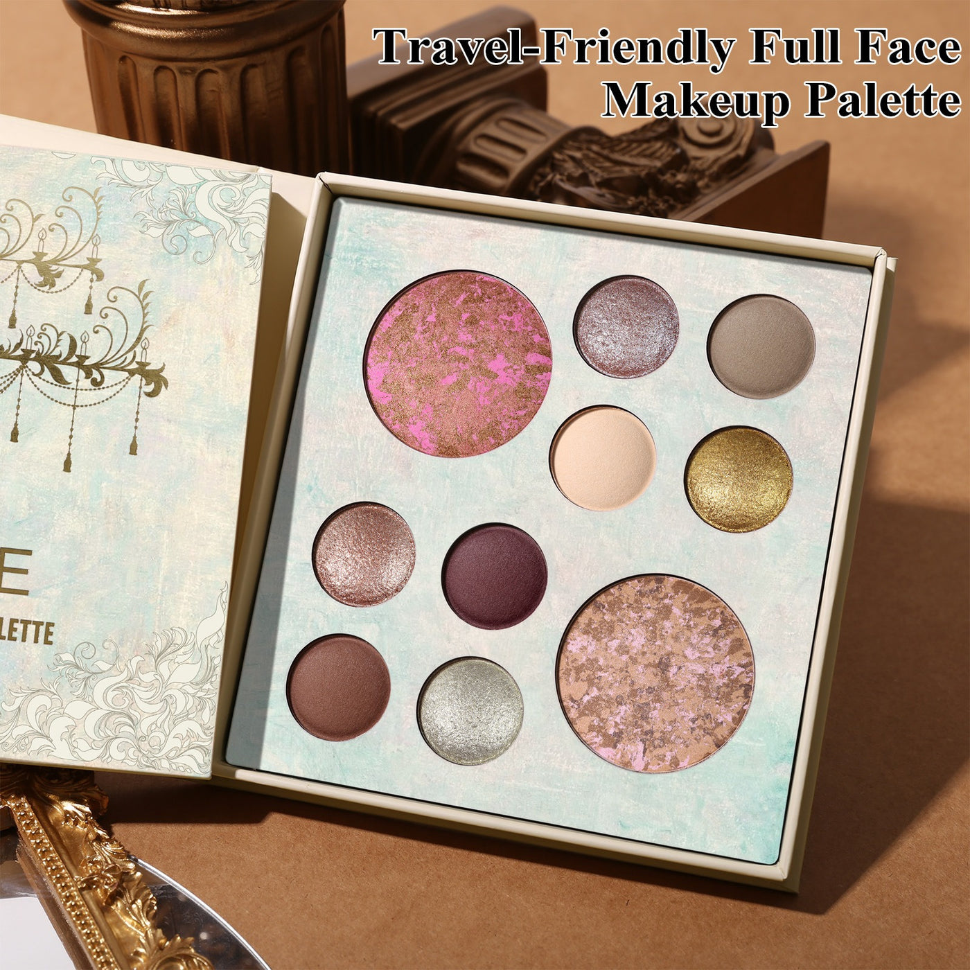 UCANBE - 10 Color Baked Beauty Face Palette 17.44g