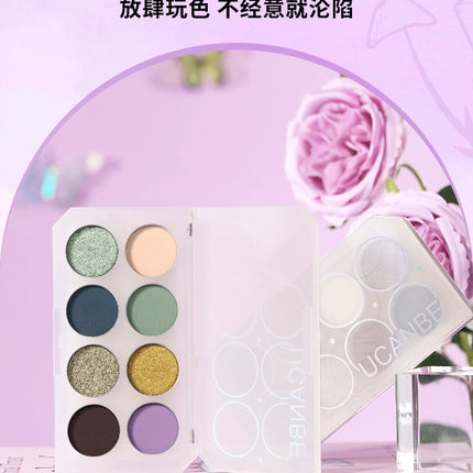 UCANBE - 8 Colors Eyeshadow Palette Kyanite 5.6g