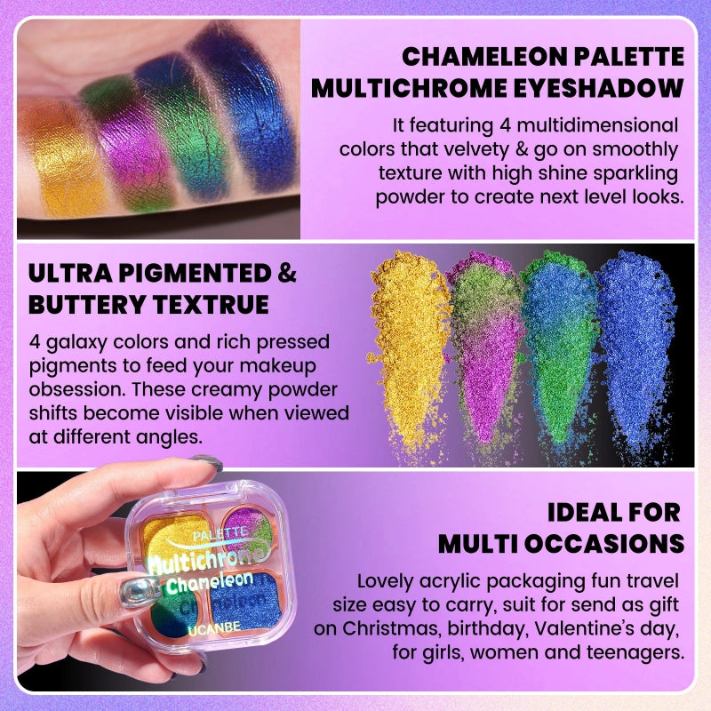UCANBE - Multichrome Chameleon Palette 4 Colors 01 4g