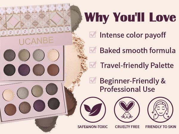 8-Color Baked Eyeshadow 9.5g