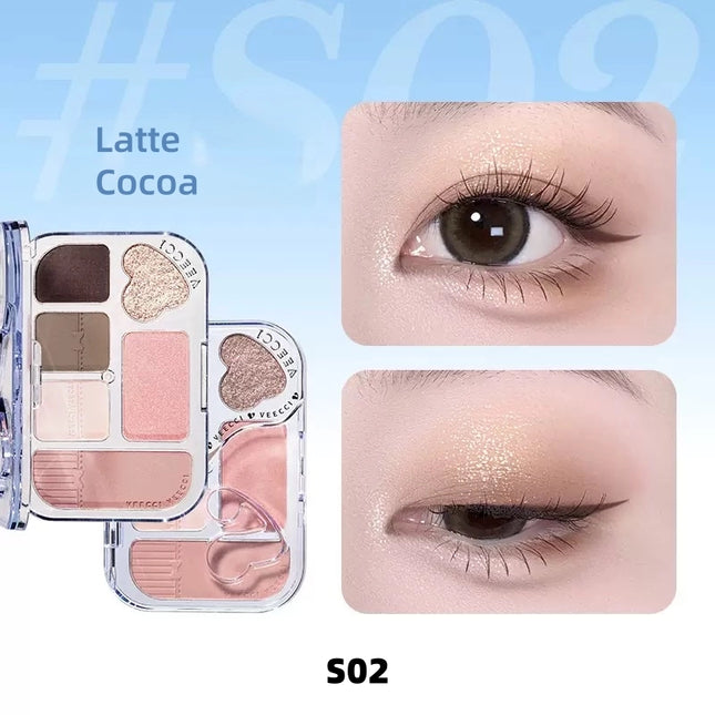 Veecci - Dreamy Lace 6-Color Eyeshadow Palette 8g