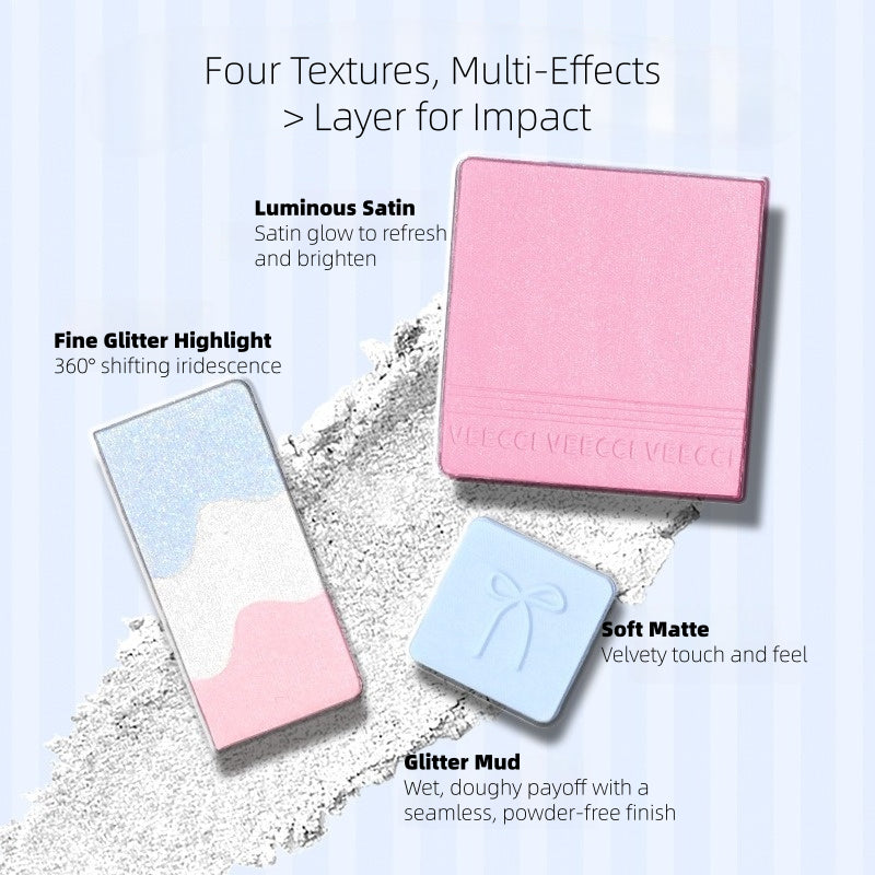 Veecci - Color Block Multi Function Eyeshadow Palette 11g