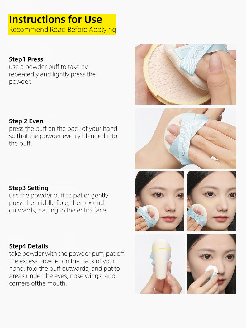 KATOKATO - [Woven Me] Just in Tune Waterproof Soft Focus Pressed Powder 9g