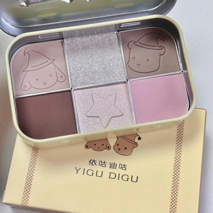 YIGUDIGU - Candy Box 6 Colors Eye Palette 18g