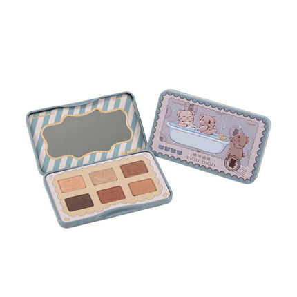 YIGUDIGU - Candy Box Postcard 6 Colors Eyeshadow Palette 6.5g