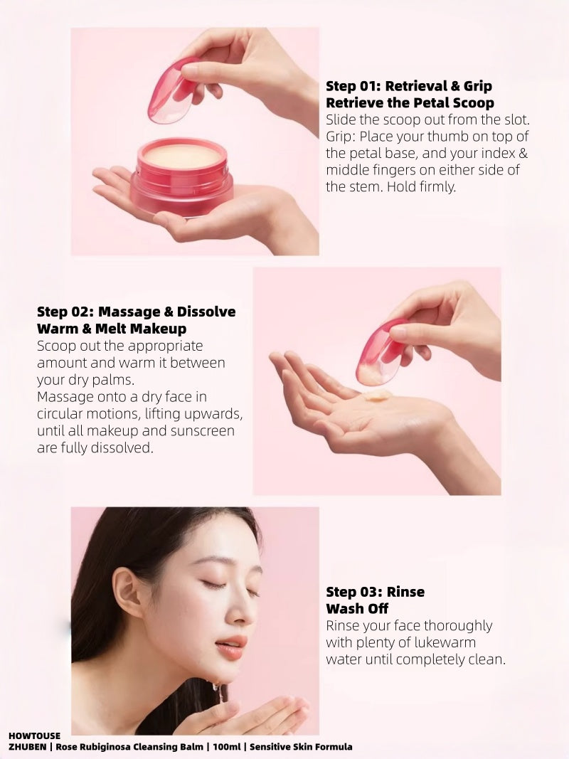 Rose Rubiginosa Cleansing Balm 100ml Sensitive Skin Formula