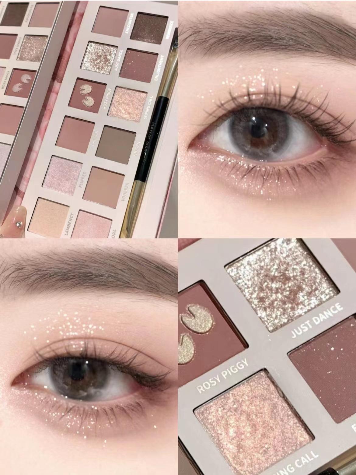 Palette de fards à paupières Explorer hautement pigmentés Perfect Diary 14 g