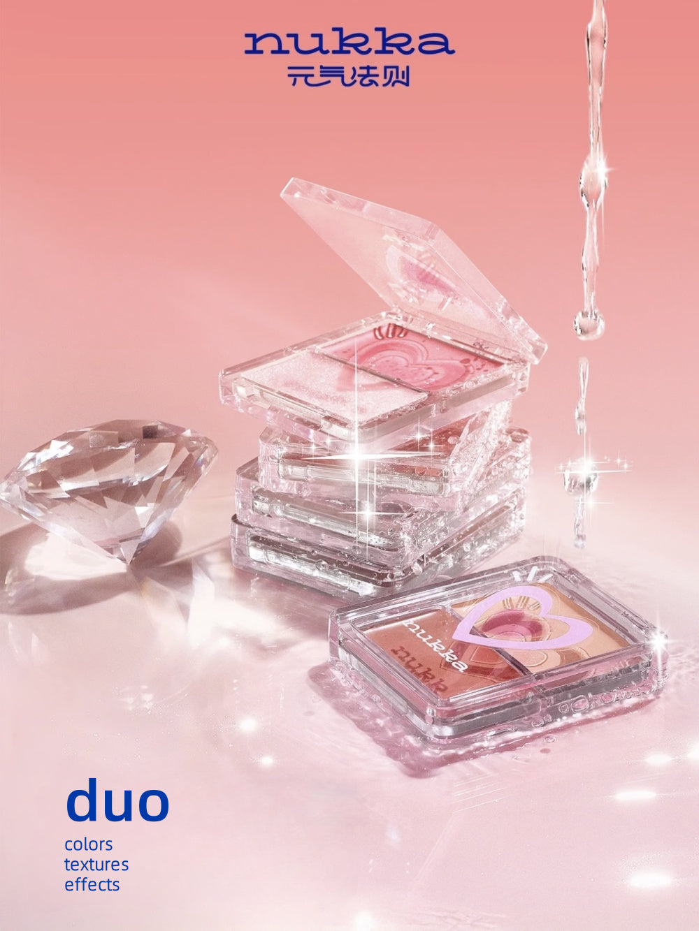 Palette de blush Nukka Dewy Glow 5 g