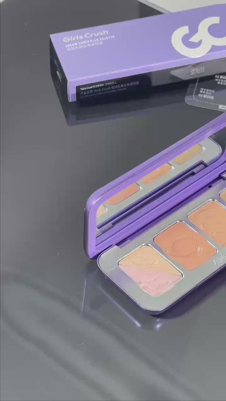 Charger la vidéo : Palette anti-cernes crème GirlsCrush 7,5 g