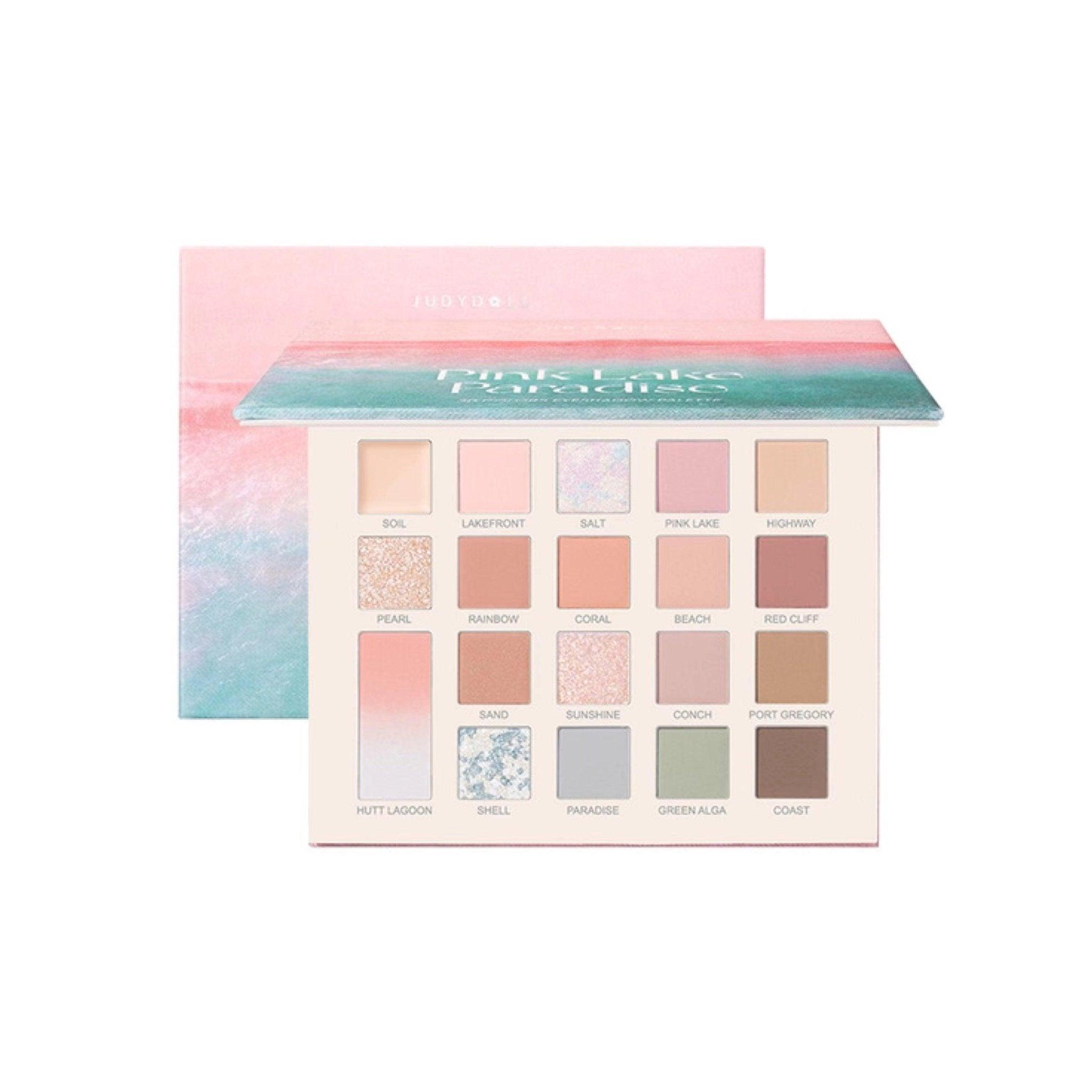 Judydoll Pink Lake Paradise 20 Colors Eyeshadow Palette JD09F - Chic Decent