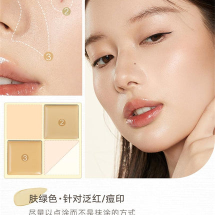 Judydoll Traceless Cloud Touch Concealer Palette JD124 - Chic Decent