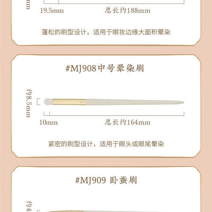Rownyeon Bique Design Makeup Brush 14-in-Set RY010 - Chic Decent