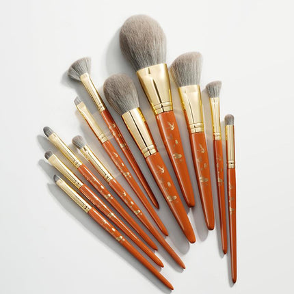 Rownyeon Happy Meeting You Portable Makeup Brush 11-in-Set RY006 - Chic Decent